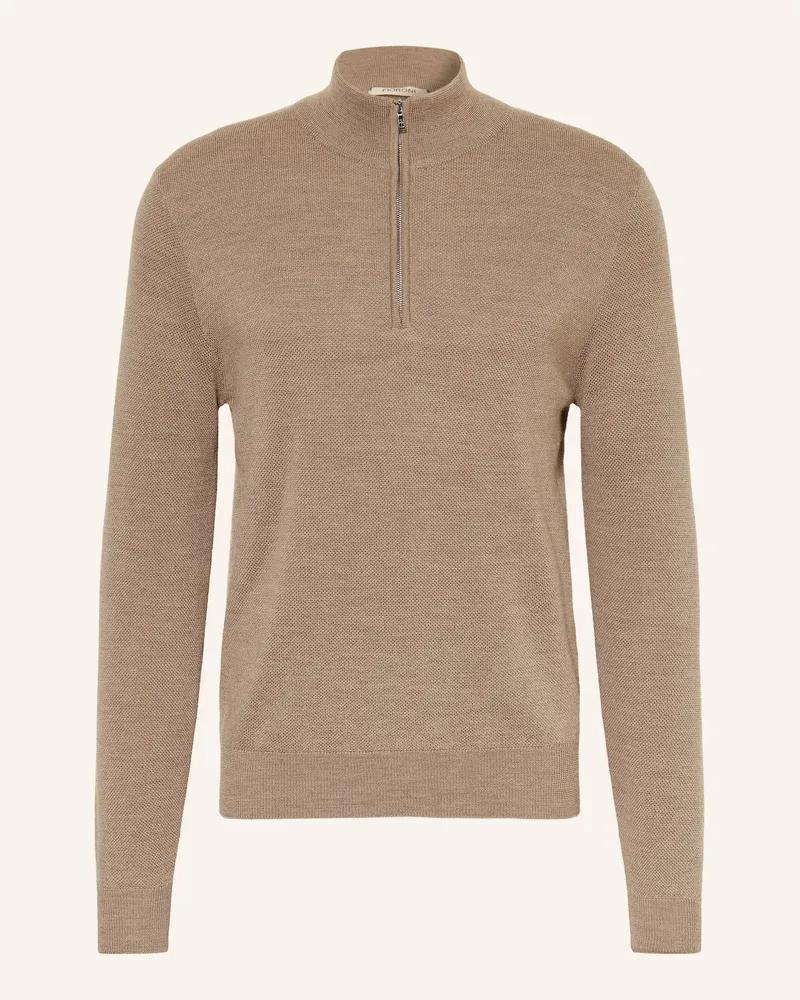 FIORONI Piqué-Troyer beige Taupe