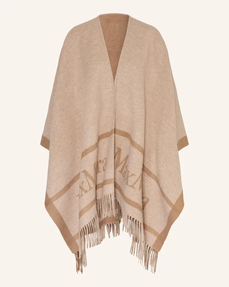 Max Mara Jacquard-Cape HILDE Beige