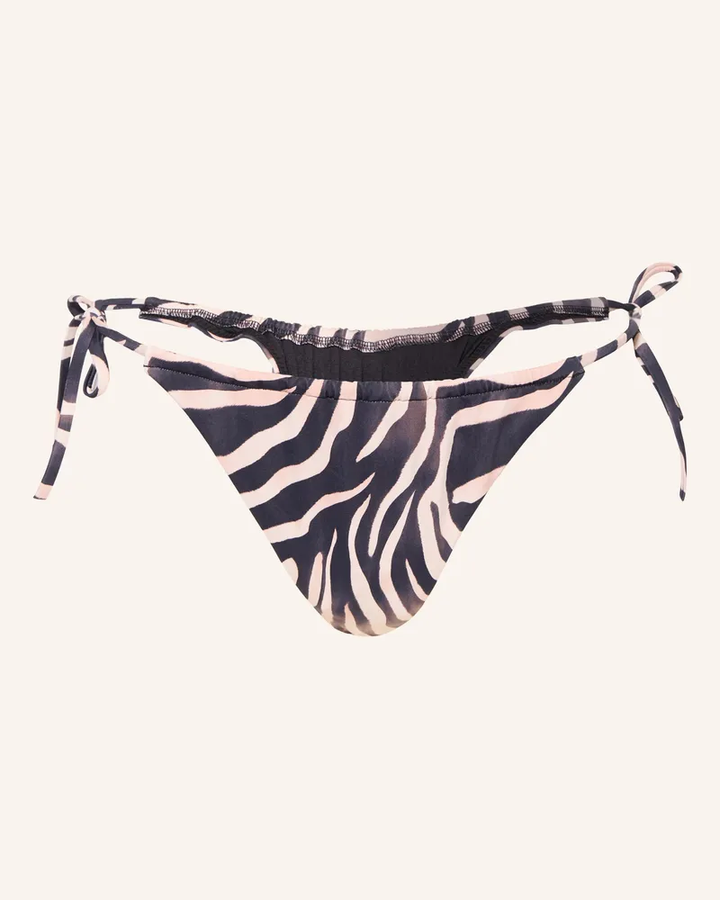 HUGO BOSS Triangel-Bikini-Hose Fancy schwarz Creme