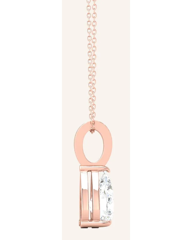 VEYNOU Halskette LIV aus 14 Karat Roségold und 0,25ct Rosegold