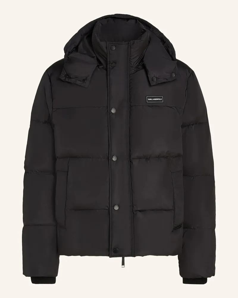 Karl Lagerfeld Jacke schwarz Schwarz