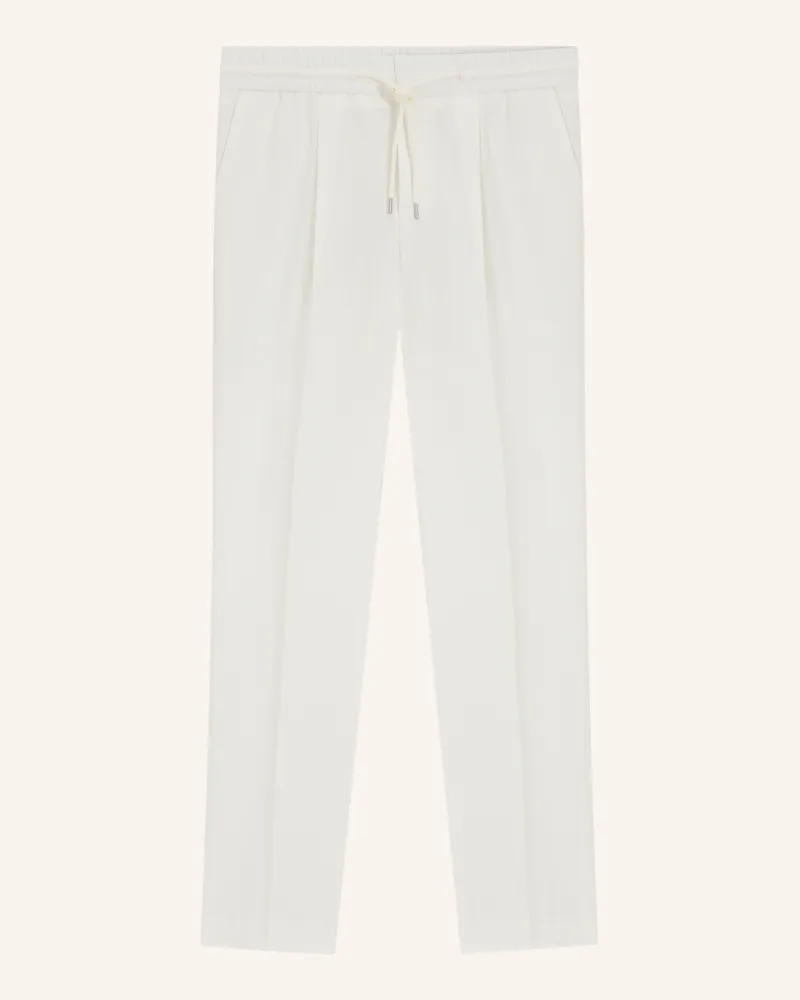 HUGO BOSS Business Hose GETLIN251F3 Slim Fit Weiss