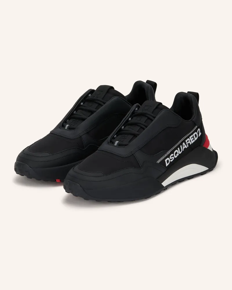 Dsquared2 Sneaker d2 Flow schwarz Weiss