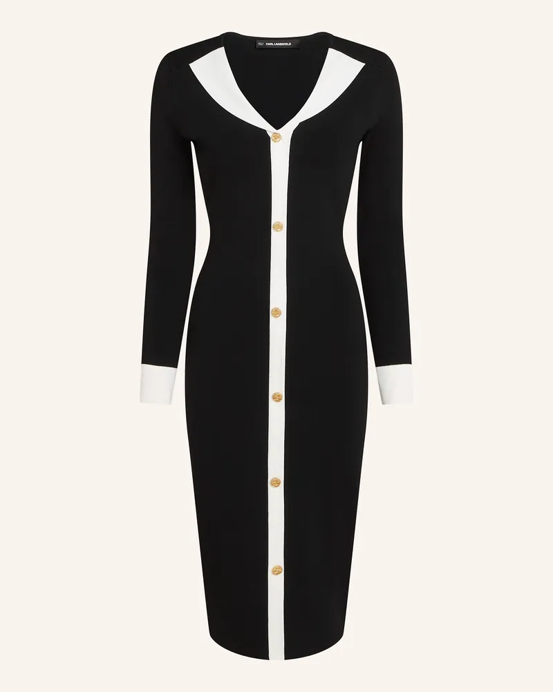 Karl Lagerfeld Kleid schwarz Schwarz