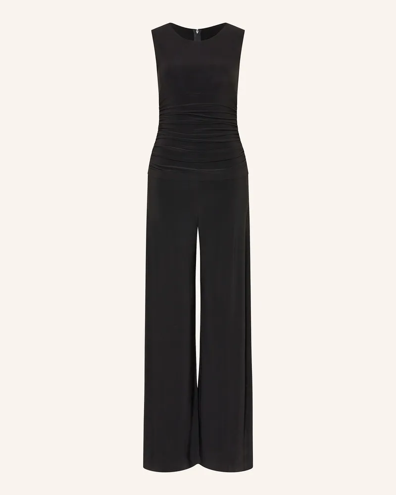 Norma Kamali Jersey-Jumpsuit Schwarz