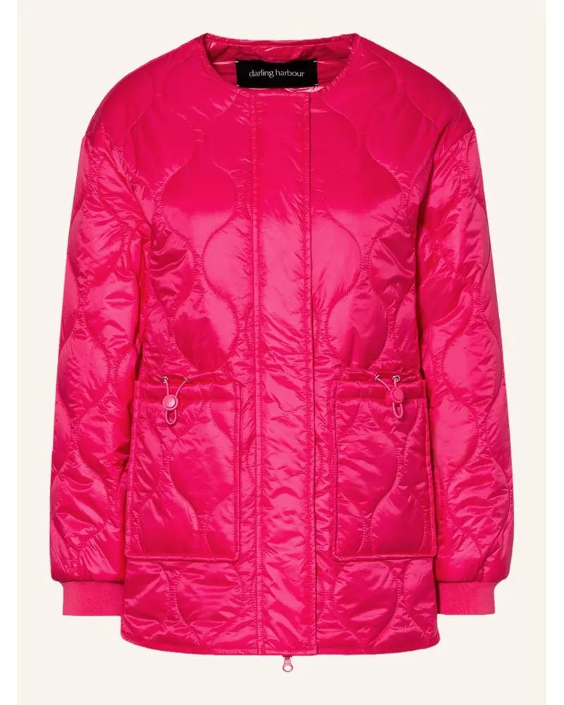 Darling Harbour Steppjacke Pink