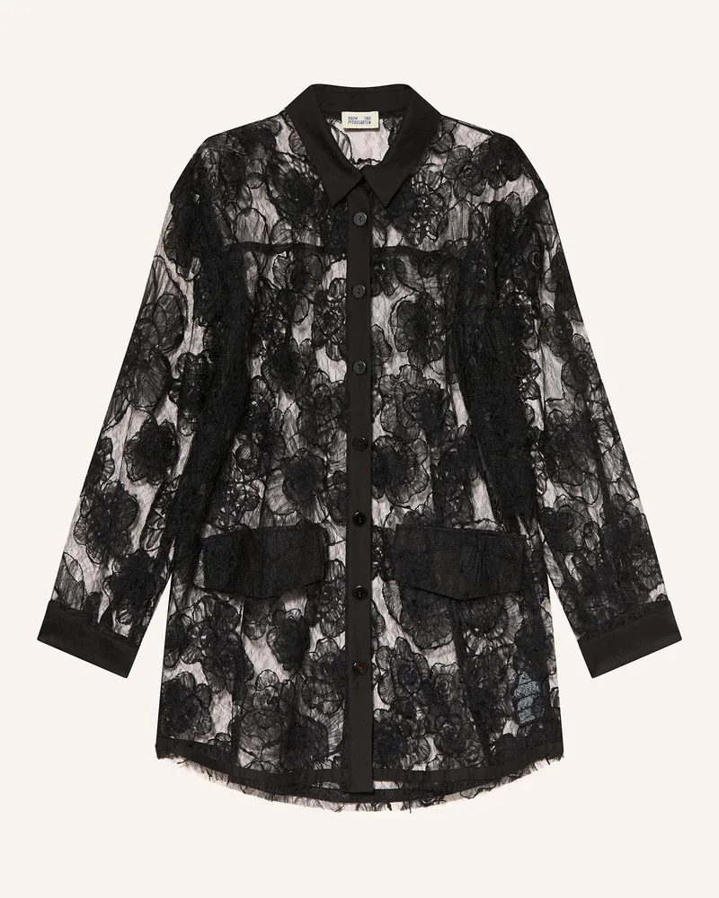 Baum und Pferdgarten Hemdbluse Annica Aus Spitze schwarz Schwarz