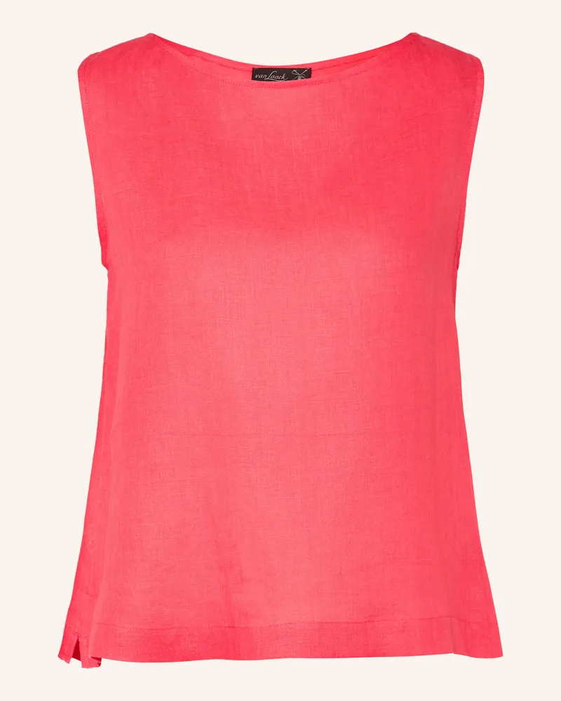 van Laack Leinentop Vl-Tae-Br rosa Hellrot