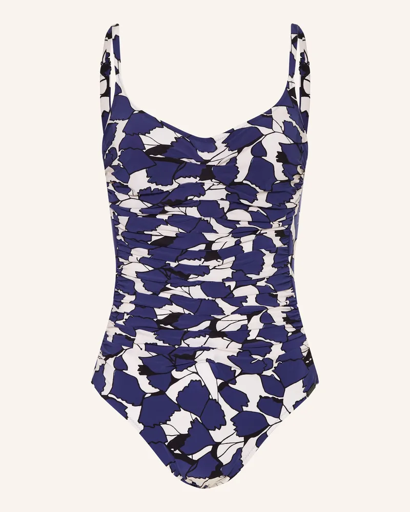 Maryan Mehlhorn Bügel-Badeanzug BLUE LEAVES Blau