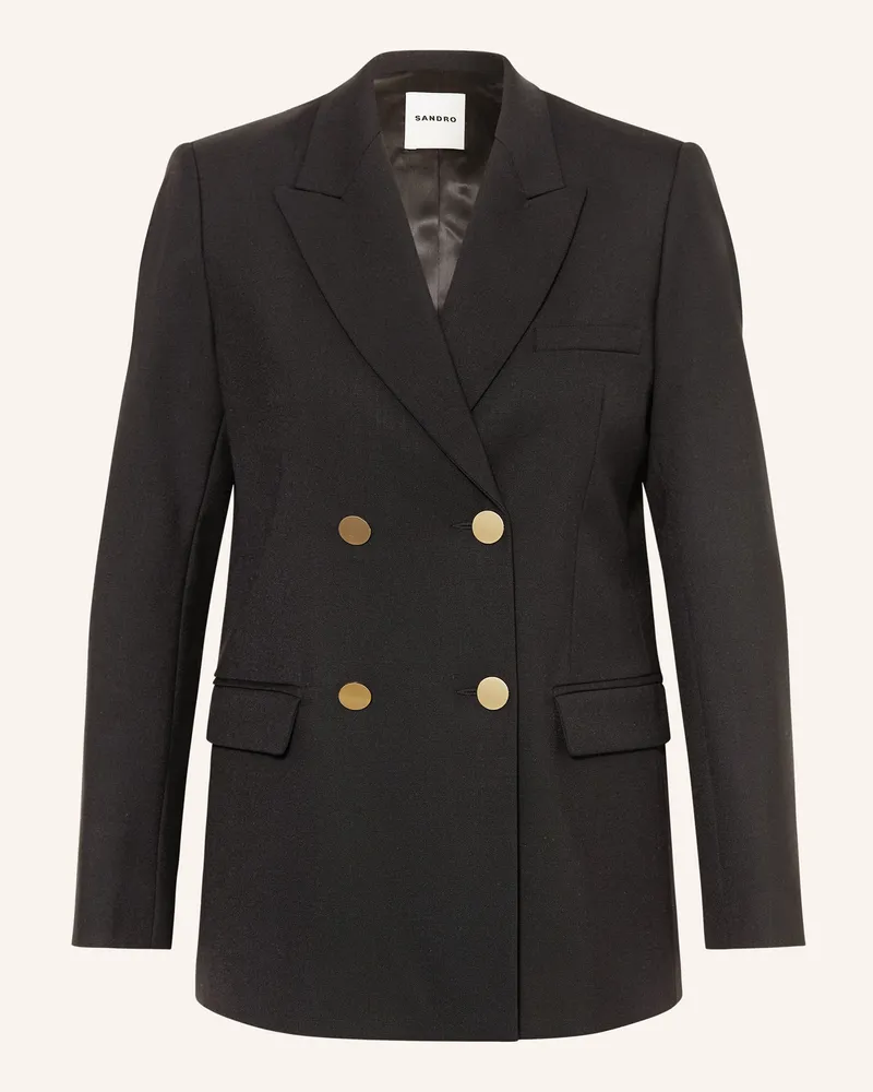 Sandro Blazer schwarz Schwarz