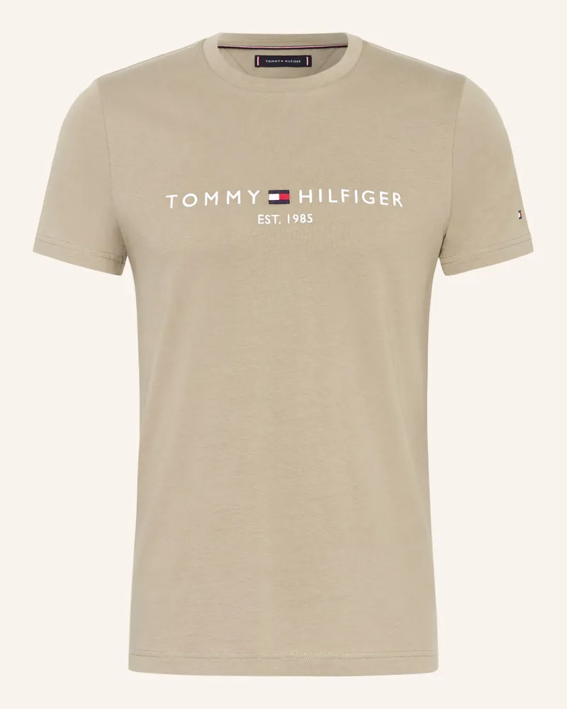 Tommy Hilfiger T-Shirt braun Oliv