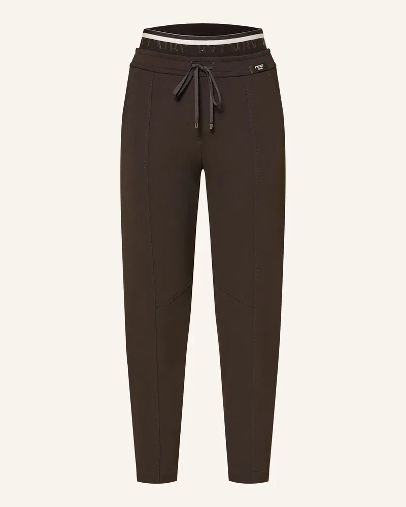 Cambio Hose EDEN im Jogging-Stil Dunkelbraun