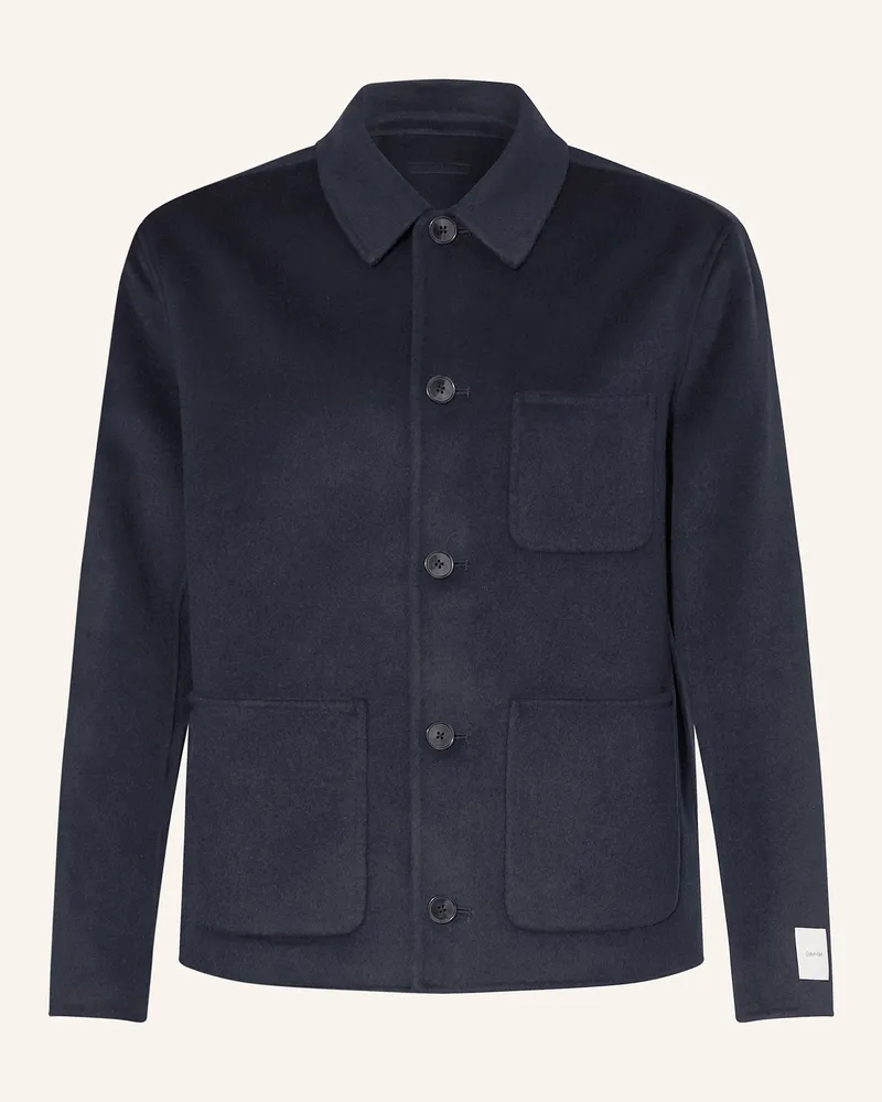 Calvin Klein Overjacket blau Dunkelblau