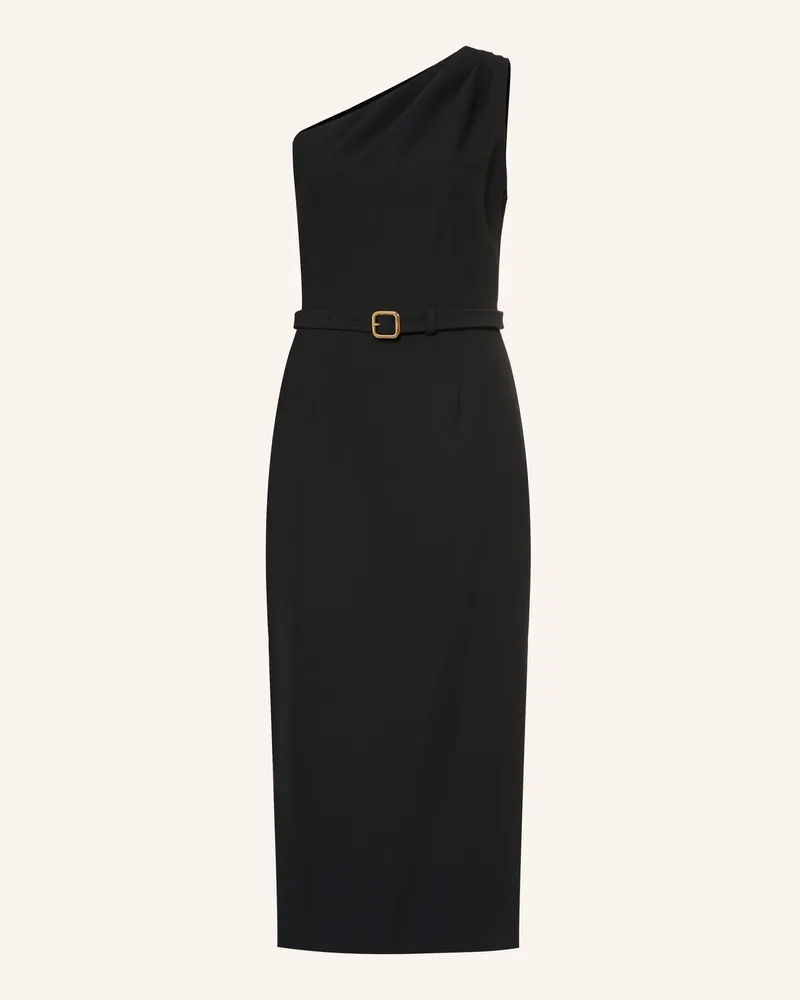 HUGO BOSS One-Shoulder-Kleid Kahmar schwarz Schwarz