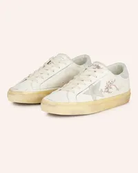 Golden Goose Sneaker SUPER-STAR - CREME/ SILBER Weiss