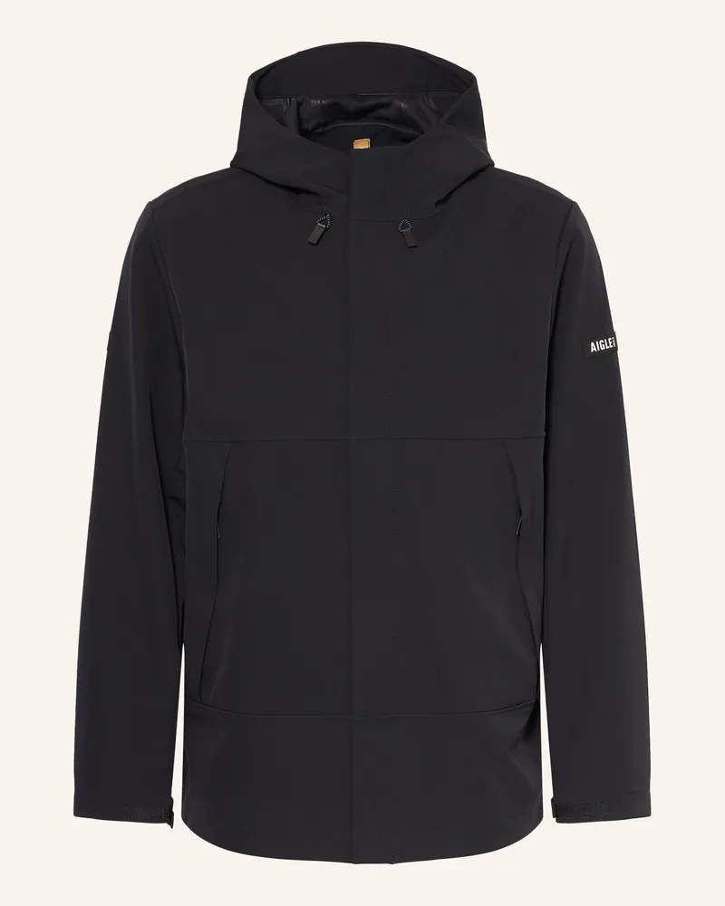 Aigle Softshell-Jacke Biking schwarz Schwarz