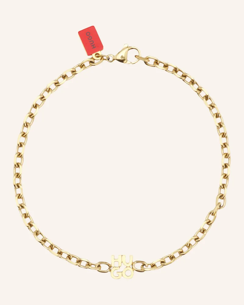 HUGO BOSS Armband E-STACKEDLOGO-BRA Gold