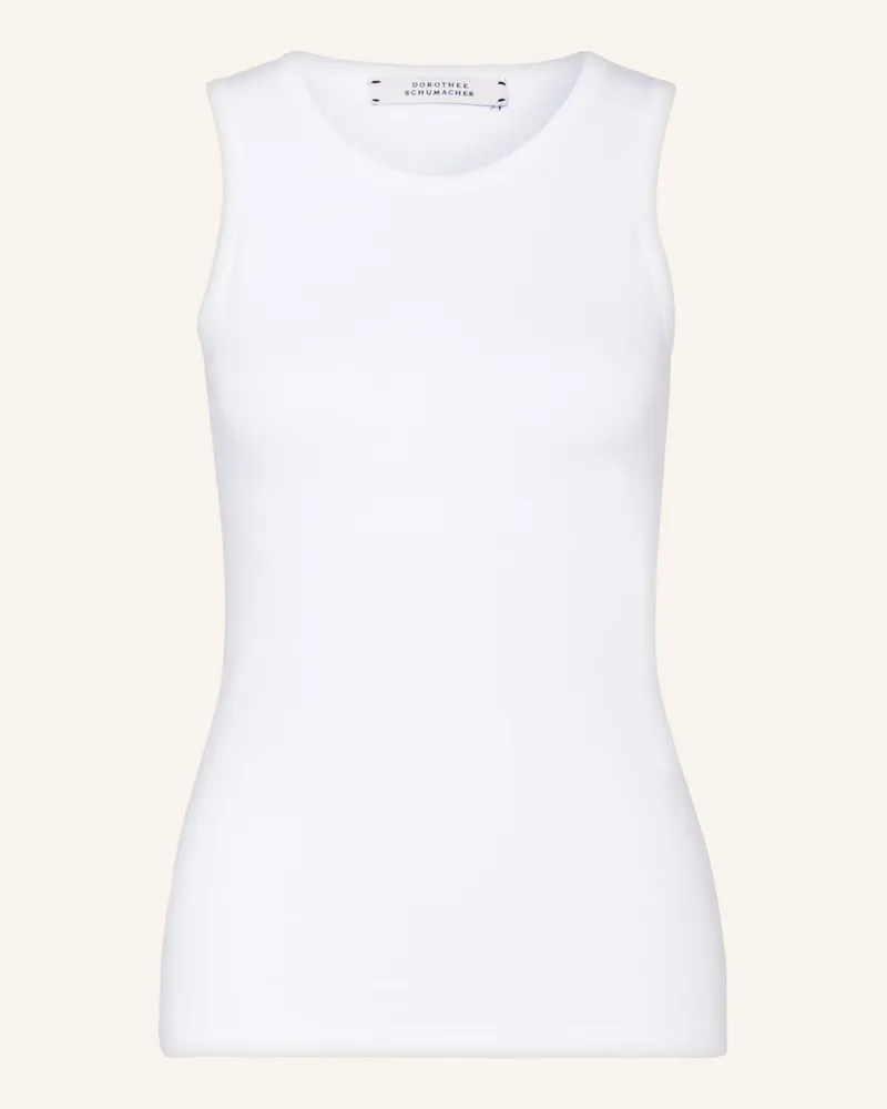 Dorothee Schumacher Tanktop ALL TIME FAVOURITES Weiss