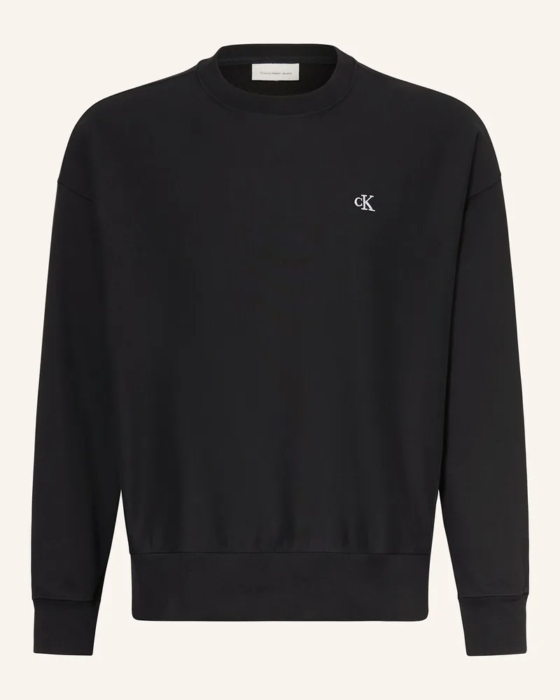 Calvin Klein Sweatshirt schwarz Schwarz