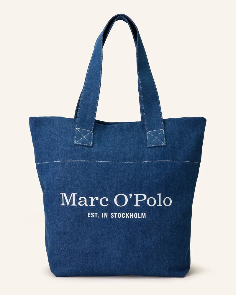 Marc O'Polo Shopper MEDIUM Blau