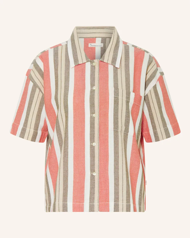 Knowledge Cotton Apparel Hemdbluse Khaki