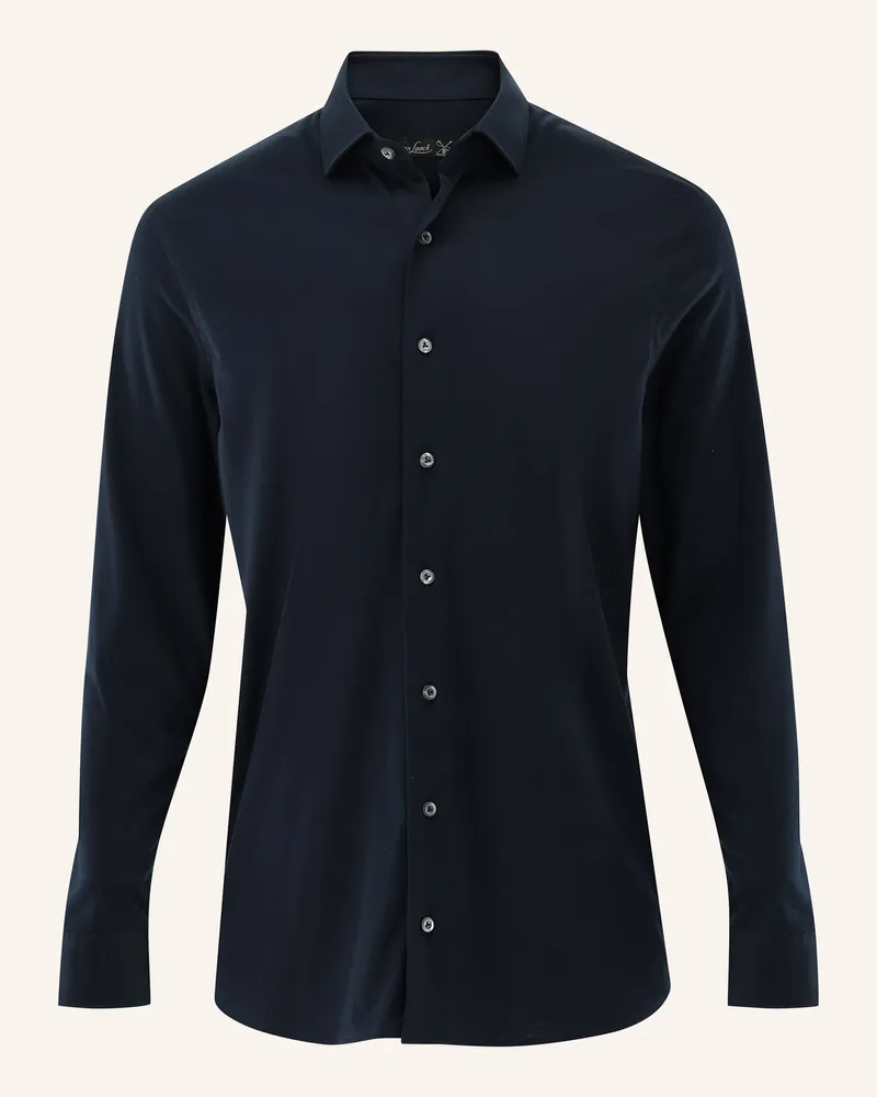 van Laack Hemd Slim Fit blau Dunkelblau