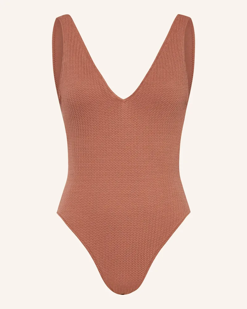 Seafolly Australia Badeanzug SEA DIVE Hellbraun