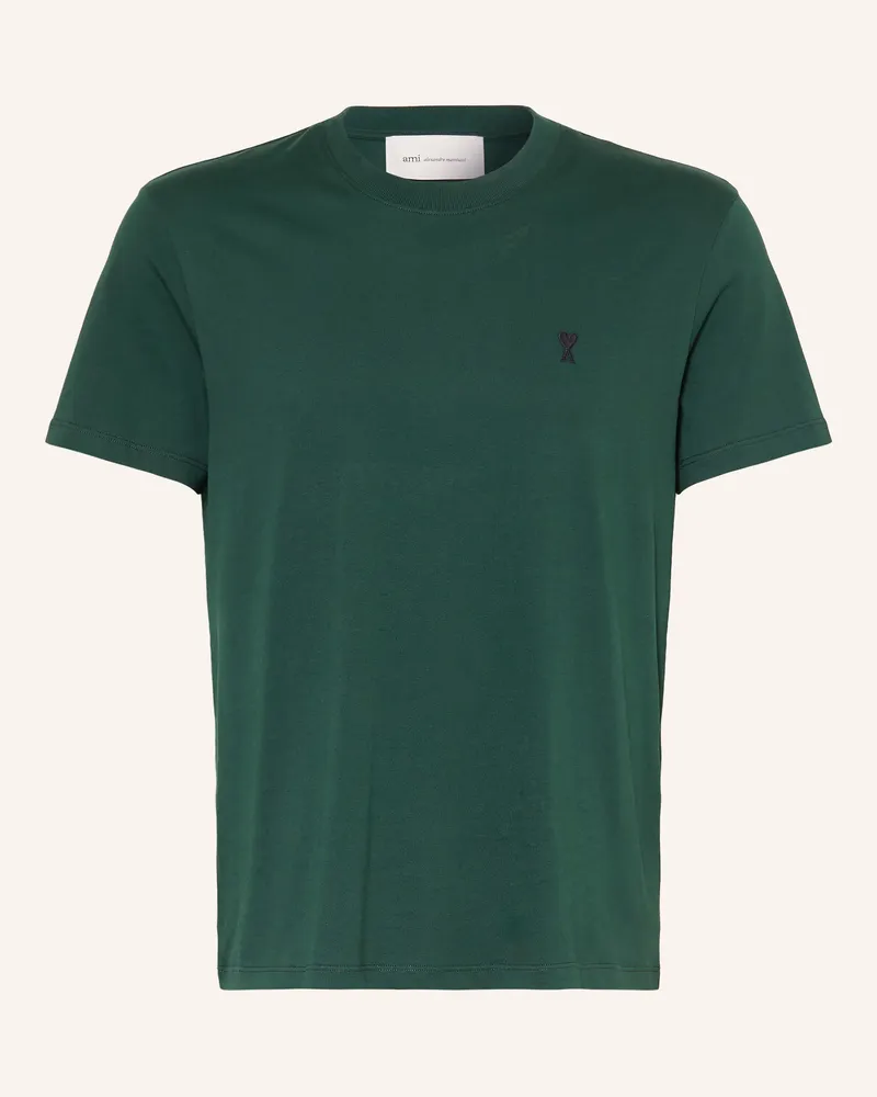 AMI Paris T-Shirt gruen Dunkelgrün