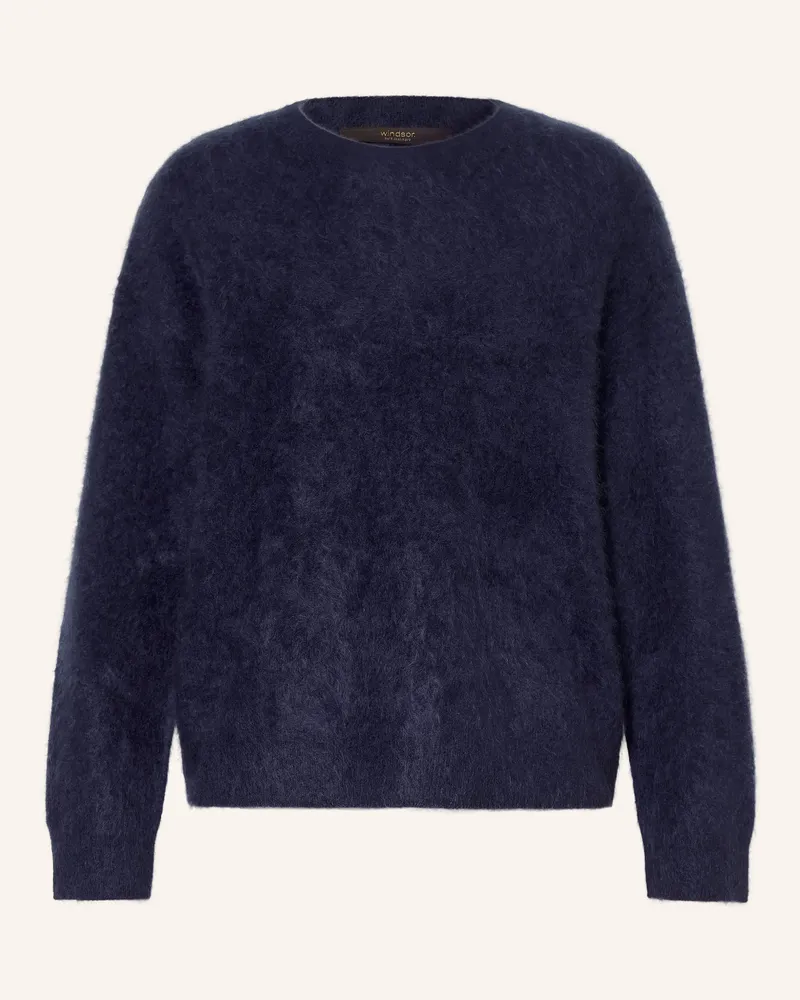 windsor. Cashmere-Pullover blau Dunkelblau
