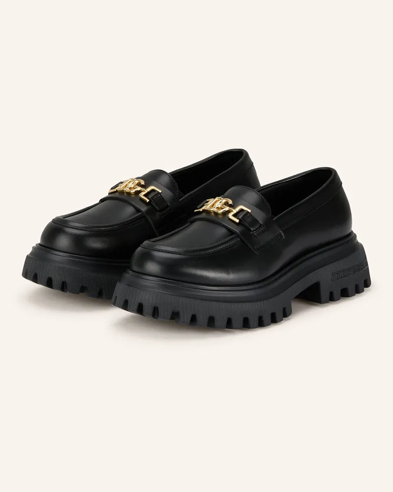 Dolce & Gabbana Loafer schwarz Schwarz