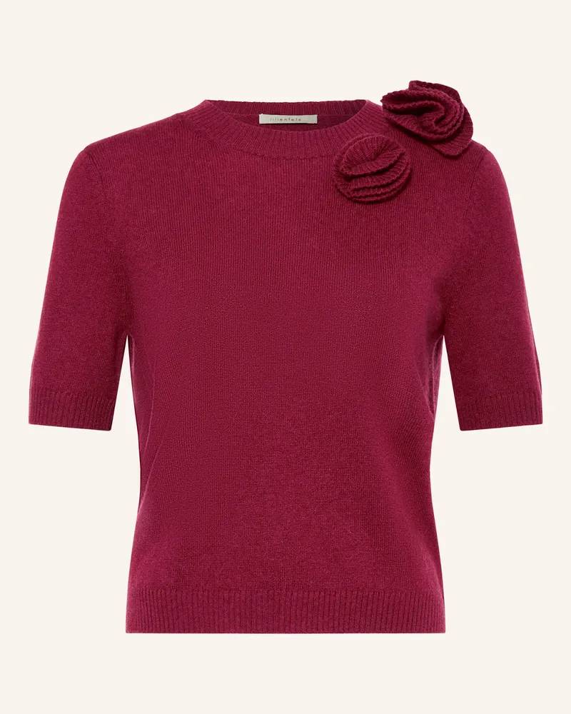 lilienfels Strickshirt mit Cashmere Dunkelrot