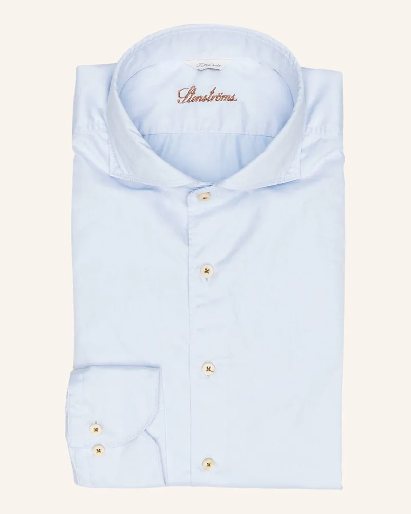 Stenströms Hemd Fitted Body blau Hellblau
