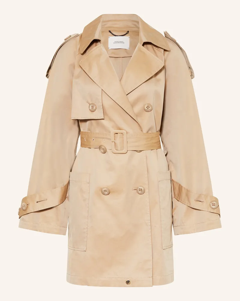 Dorothee Schumacher Trenchcoat Luxury Layer beige Camel