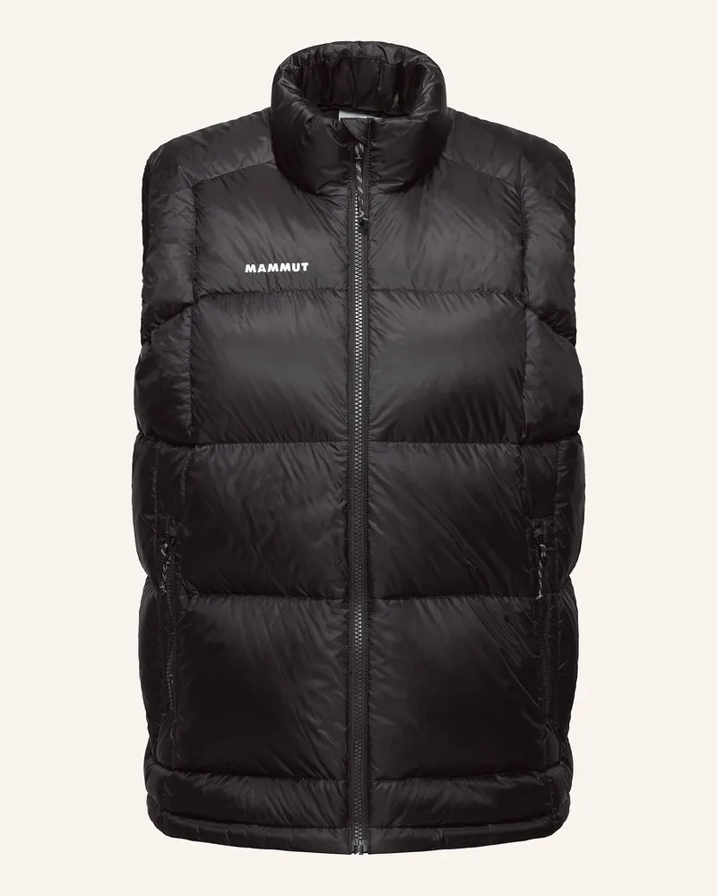 Mammut Daunenweste Glacier Glow In schwarz Schwarz