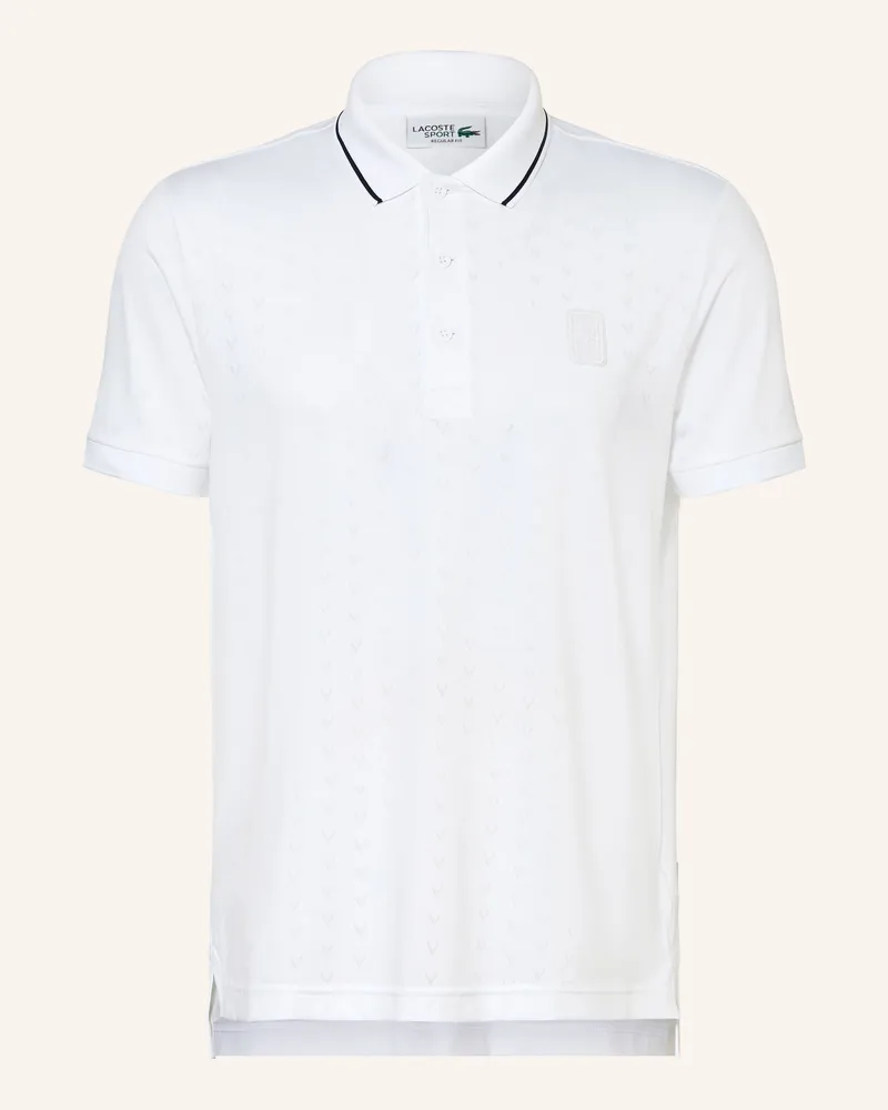 Lacoste Funktions-Poloshirt Weiss