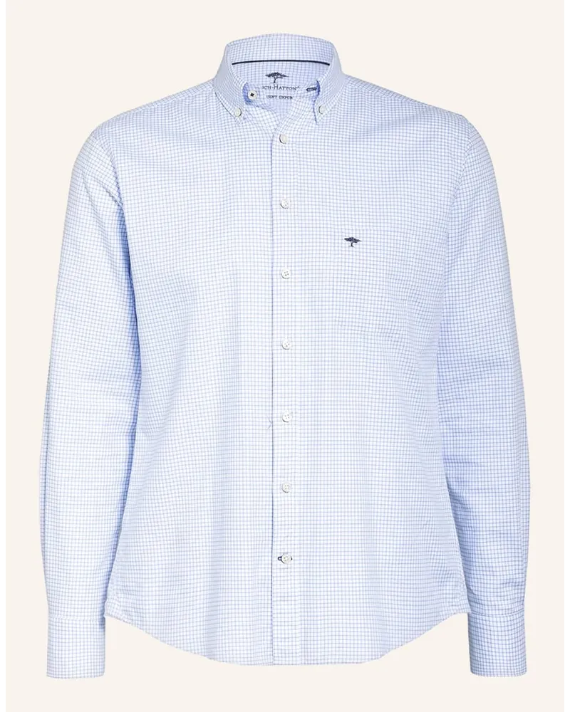 Fynch-Hatton Hemd Casual Fit Blau