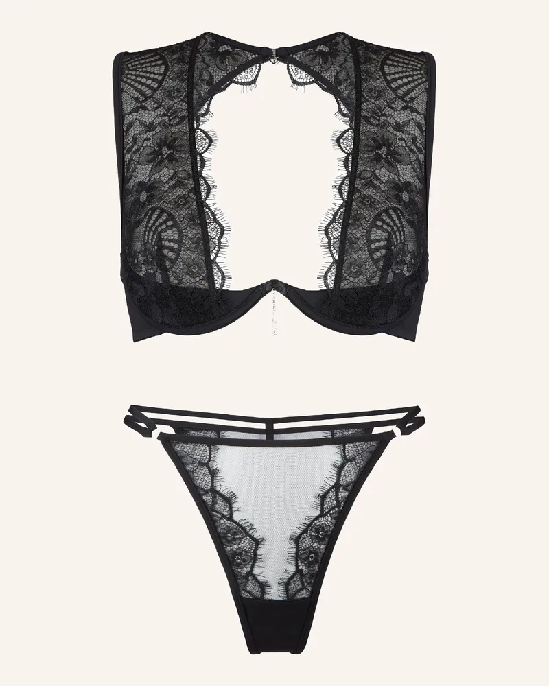 LingaDore Bügel-Bh Mit String schwarz Schwarz