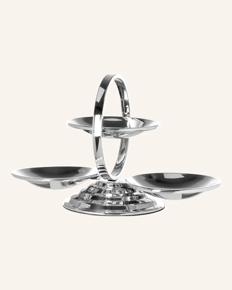 Fink 3er Etagere, Etageren Servo silber Silber