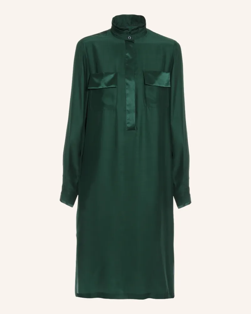 Helene Galwas Midi Hemdkleid aus Seide BRITTA Grün