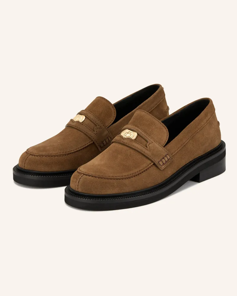 Maje Penny-Loafer Camel