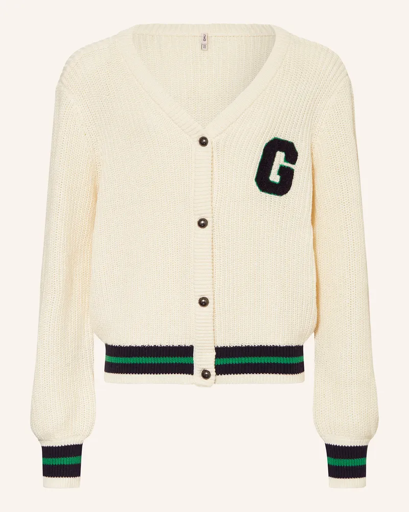 only Strickjacke Creme