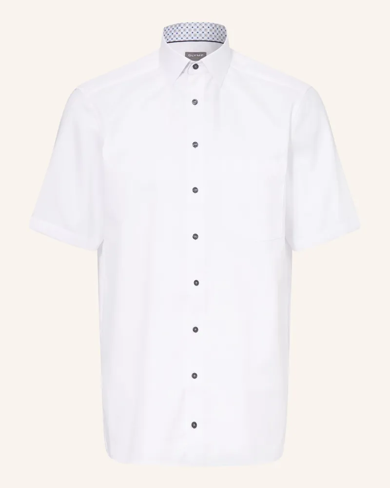 Olymp Kurzarm-Hemd Luxor Comfort Fit weiss Weiss