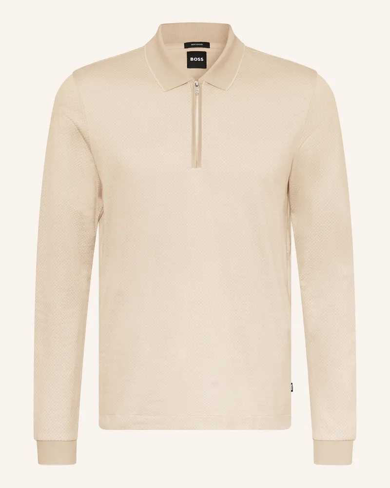 HUGO BOSS Jersey-Poloshirt PEDUZZI Creme