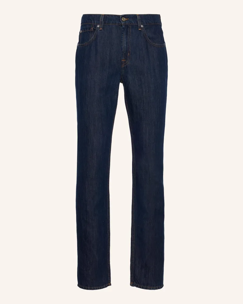 7 for all mankind Jeans Straight Straight Fit blau Dunkelblau