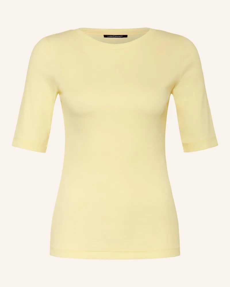 Luisa Cerano T-Shirt gelb Hellgelb