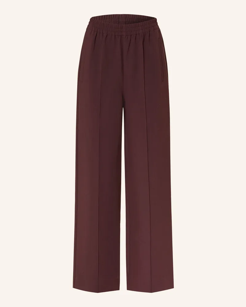Reiss Marlenehose ROBYN Dunkelrot