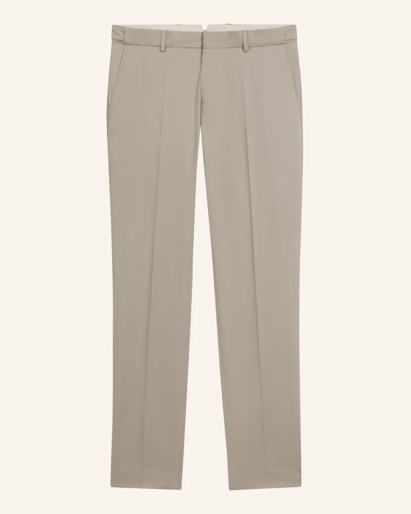 HUGO BOSS Business Hose H-Genius-Dtl-Wg-262f Slim Fit gruen Khaki