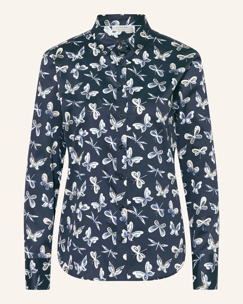 Eterna Hemdbluse Dunkelblau