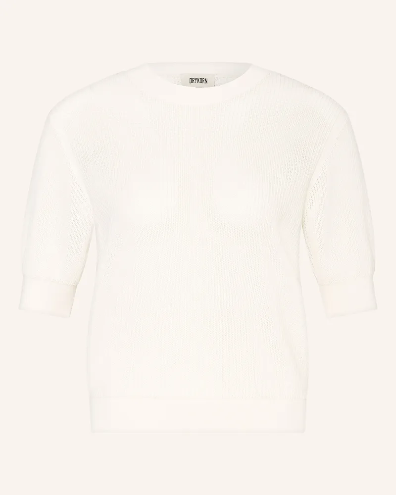 Drykorn Strickshirt Sanidy weiss Ecru
