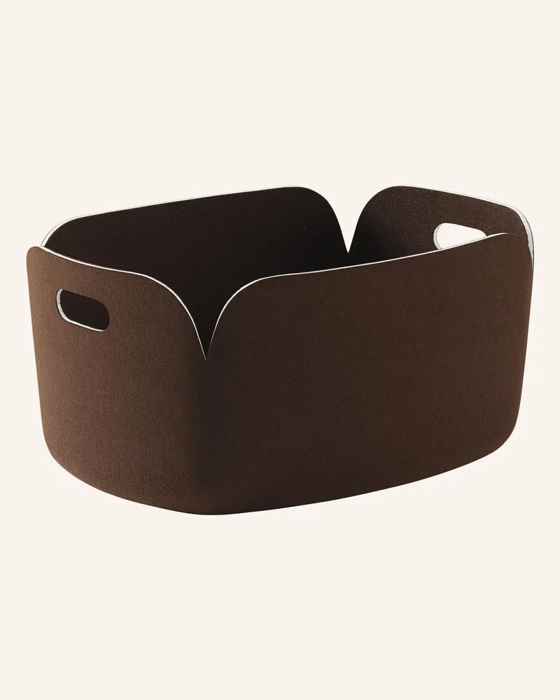 Muuto Korb RESTORE Dunkelbraun